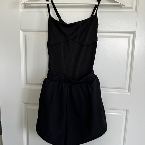 Victoria's Secret PINK Black Ultimate Runsie Bodysuit - Picture 3 of 7